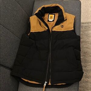 Timberland Two-Tone Black and Tan Vest